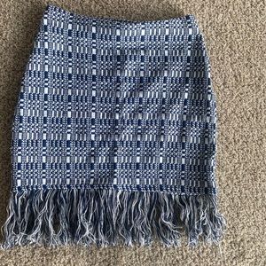 Zara fringe skirt